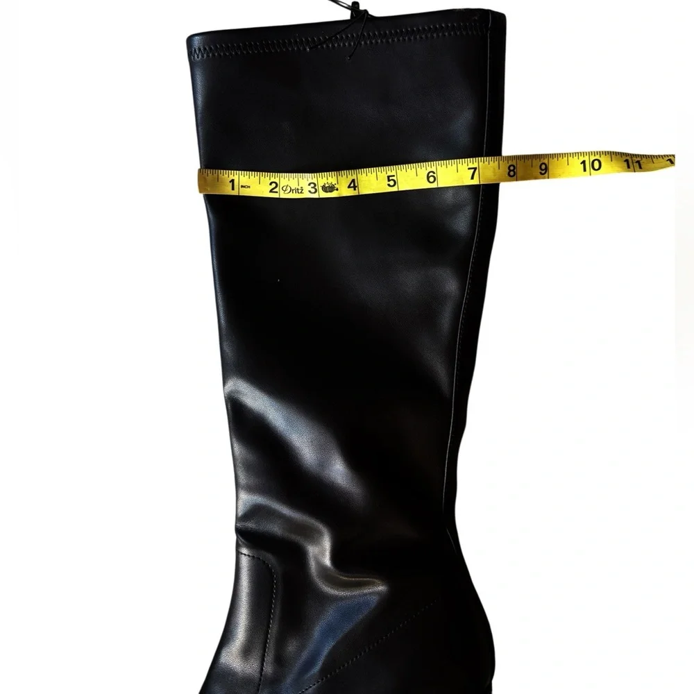 NEW Aerosoles Clover  Knee-High Boots Black 11M Foam Footbed Slip Resistant